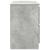 Szafka RTV Betonowa Szara 80x35x54 cm Drewno klejone