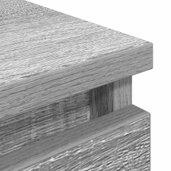 Szafka RTV Szara Sonoma 80x35x54 cm Drewno klejone