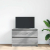 Szafka RTV Szara Sonoma 80x35x54 cm Drewno klejone