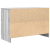 Szafka RTV Szara Sonoma 80x35x54 cm Drewno klejone