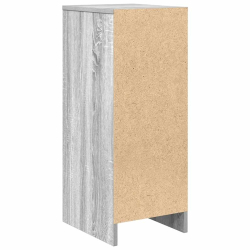 Komoda Szara Sonoma 29,5x34x76 cm Drewno klejone
