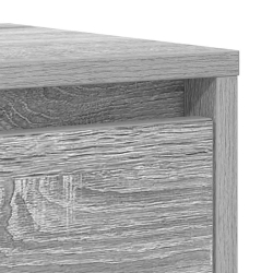 Komoda Szara Sonoma 29,5x34x76 cm Drewno klejone
