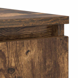 Komoda z szufladami Dąb wędzony 100,5x35x98,5 cm Drewno klejone