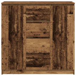 Komoda z szufladami Stare drewno 100,5x35x98,5cm Drewno klejone
