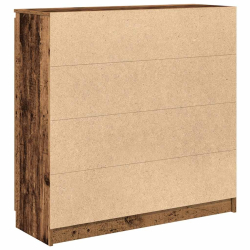 Komoda z szufladami Stare drewno 100,5x35x98,5cm Drewno klejone