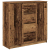 Komoda z szufladami Stare drewno 100,5x35x98,5cm Drewno klejone