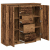 Komoda z szufladami Stare drewno 100,5x35x98,5cm Drewno klejone