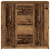 Komoda z szufladami Stare drewno 100,5x35x98,5cm Drewno klejone