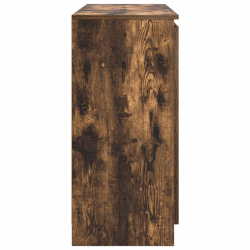 Komoda z szufladami Dąb wędzony 100,5x35x76 cm Drewno klejone