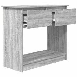 Konsola z szufladami Szary Sonoma 85,5x38,5x74,5 cm