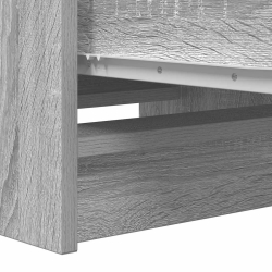 Komoda Szara Sonoma 37,5x35x99 cm Drewno klejone