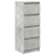 Komoda Betonowa Szara 37,5x35x99 cm Drewno klejone