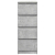 Komoda Betonowa Szara 37,5x35x99 cm Drewno klejone
