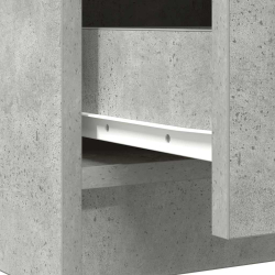 Komoda z szufladami Betonowa szarość 71x35x84 cm Drewno klejone