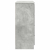 Komoda z szufladami Betonowa szarość 71x35x84 cm Drewno klejone