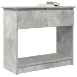 Konsola z szufladami Betonowa Szarość 85,5x38,5x74,5 cm