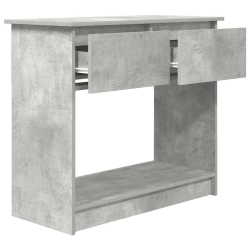 Konsola z szufladami Betonowa Szarość 85,5x38,5x74,5 cm