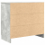 Komoda z szufladą Betonowa szarość 71x35x65 cm Drewno klejone