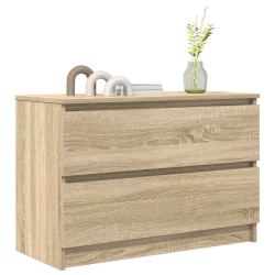 Szafka RTV Sonoma Oak 80x35x54 cm Drewno klejone