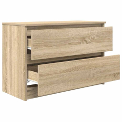 Szafka RTV Sonoma Oak 80x35x54 cm Drewno klejone