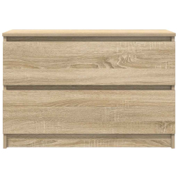 Szafka RTV Sonoma Oak 80x35x54 cm Drewno klejone