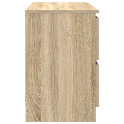 Szafka RTV Sonoma Oak 80x35x54 cm Drewno klejone