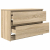 Szafka RTV Sonoma Oak 80x35x54 cm Drewno klejone