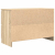 Szafka RTV Sonoma Oak 80x35x54 cm Drewno klejone