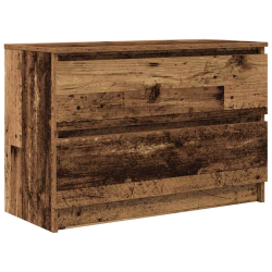 Szafka RTV Stare drewno 80x35x54 cm Drewno klejone