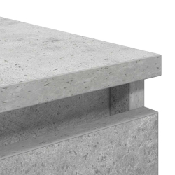 Komoda z szufladami Betonowy Szary 37,5x35x99 cm Drewno klejone