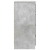 Komoda z szufladami Betonowy Szary 37,5x35x99 cm Drewno klejone
