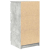 Komoda z szufladami Betonowy Szary 37,5x35x99 cm Drewno klejone