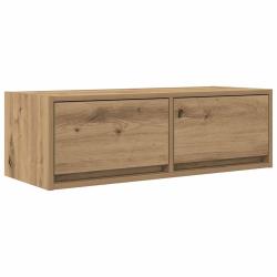 Szafka RTV Artisan Oak 80x31x25,5 cm Drewno klejone