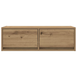 Szafka RTV Artisan Oak 80x31x25,5 cm Drewno klejone