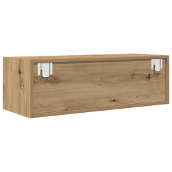 Szafka RTV Artisan Oak 80x31x25,5 cm Drewno klejone