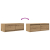 Szafka RTV Artisan Oak 80x31x25,5 cm Drewno klejone