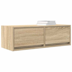 Szafki RTV 2 szt. Dąb Sonoma 80x31x25,5 cm Drewno klejone