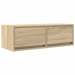 Szafki RTV 2 szt. Dąb Sonoma 80x31x25,5 cm Drewno klejone