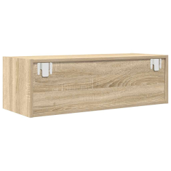 Szafki RTV 2 szt. Dąb Sonoma 80x31x25,5 cm Drewno klejone