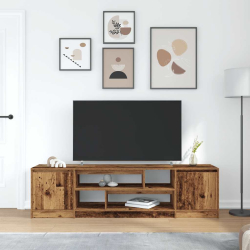 Szafka RTV Stare drewno 188,5x41x50 cm Drewno klejone