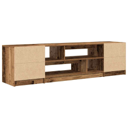 Szafka RTV Stare drewno 188,5x41x50 cm Drewno klejone