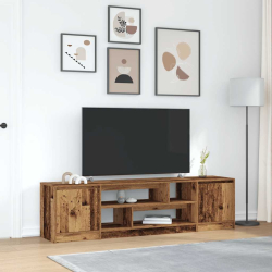 Szafka RTV Stare drewno 188,5x41x50 cm Drewno klejone