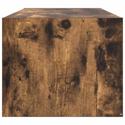 Szafka RTV Dąb wędzony 80x31x25,5 cm Drewno klejone