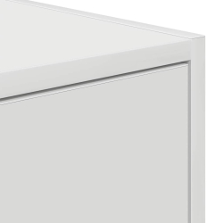 Szafki pod TV 2 szt. Białe 80x31x25,5 cm Drewno klejone
