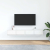 Szafki pod TV 2 szt. Białe 80x31x25,5 cm Drewno klejone