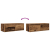 Szafki RTV 2 szt. Stare drewno 80x31x25,5 cm Drewno klejone