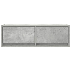 Szafka RTV Betonowa Szara 80x31x25,5 cm Drewno klejone