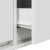 Szafka RTV Biała 80x31x25,5 cm Drewno klejone