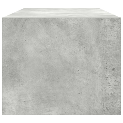 Szafki RTV 2 szt. Beton Szary 80x31x25,5 cm Drewno klejone