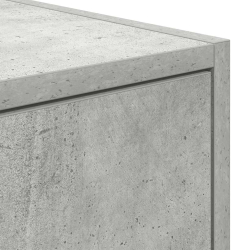 Szafki RTV 2 szt. Beton Szary 80x31x25,5 cm Drewno klejone